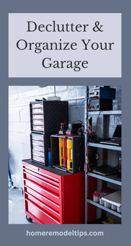 garage cleaning and organizing tips