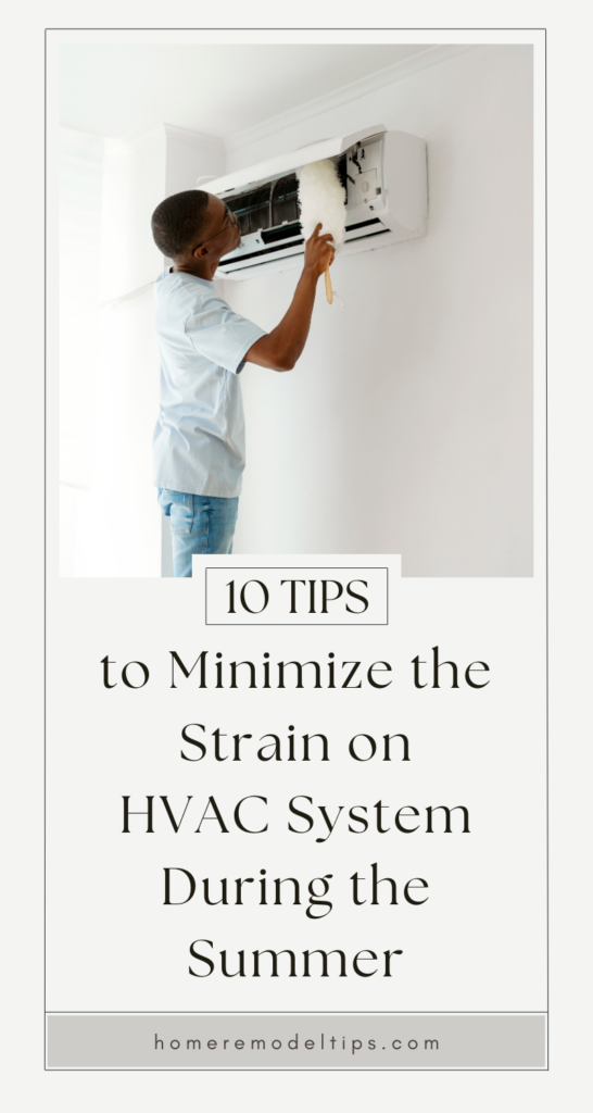 Minimize the Strain on HVAC