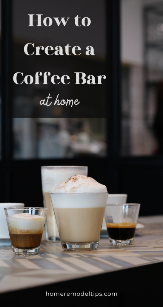 home coffee bar