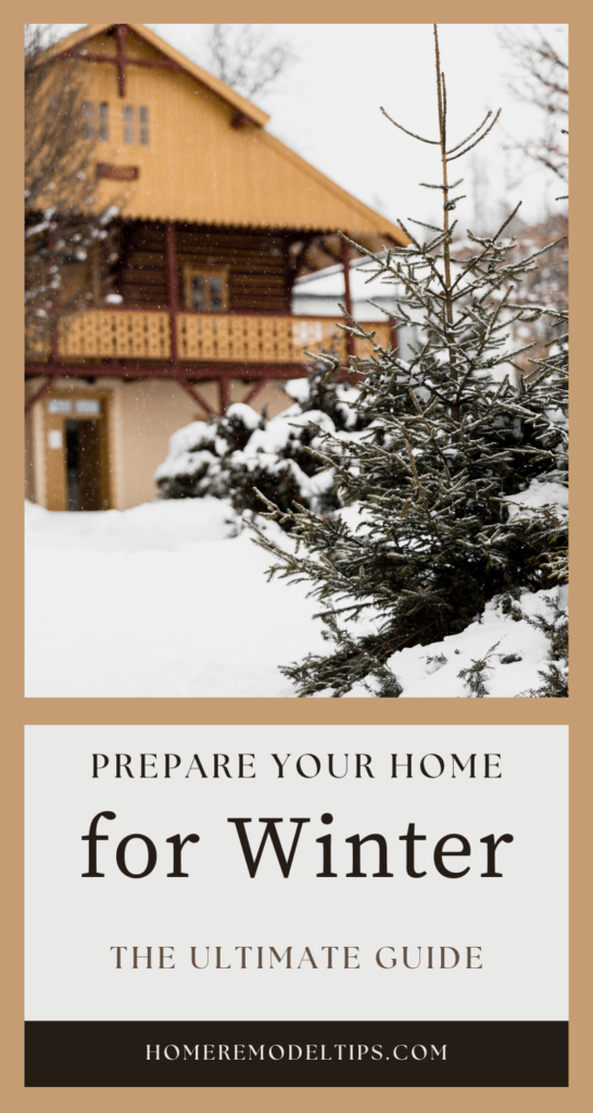 prepare your home for winter